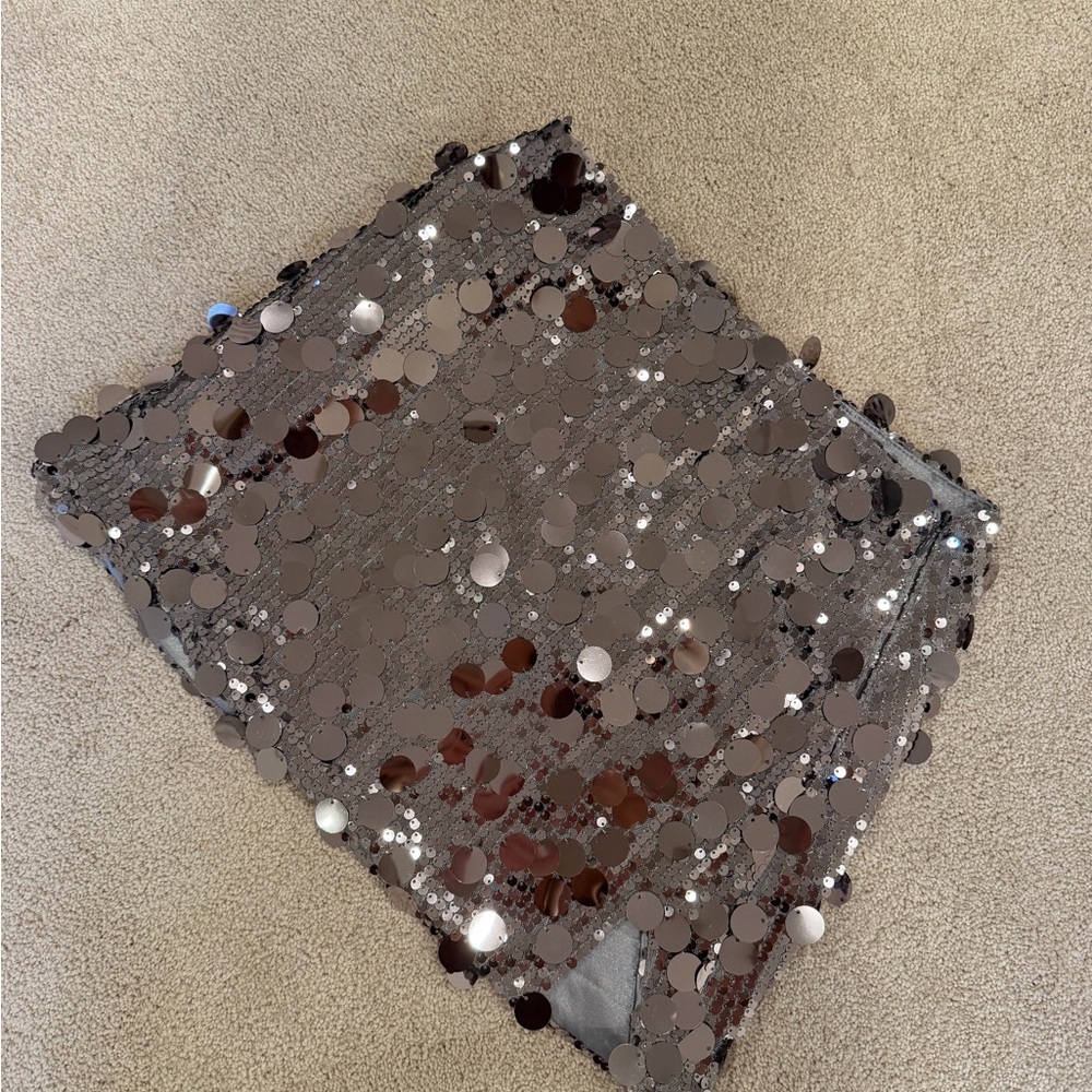 Emory Park Metallic Sequin Skirt